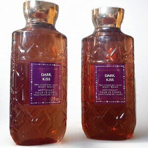 Lot of 2 Bath & Body Works Dark Kiss Body Wash 295ml/10 fl.oz.